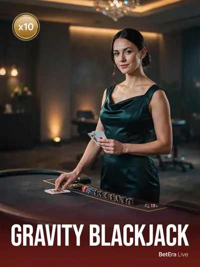 Gravity Blackjack live casinospel